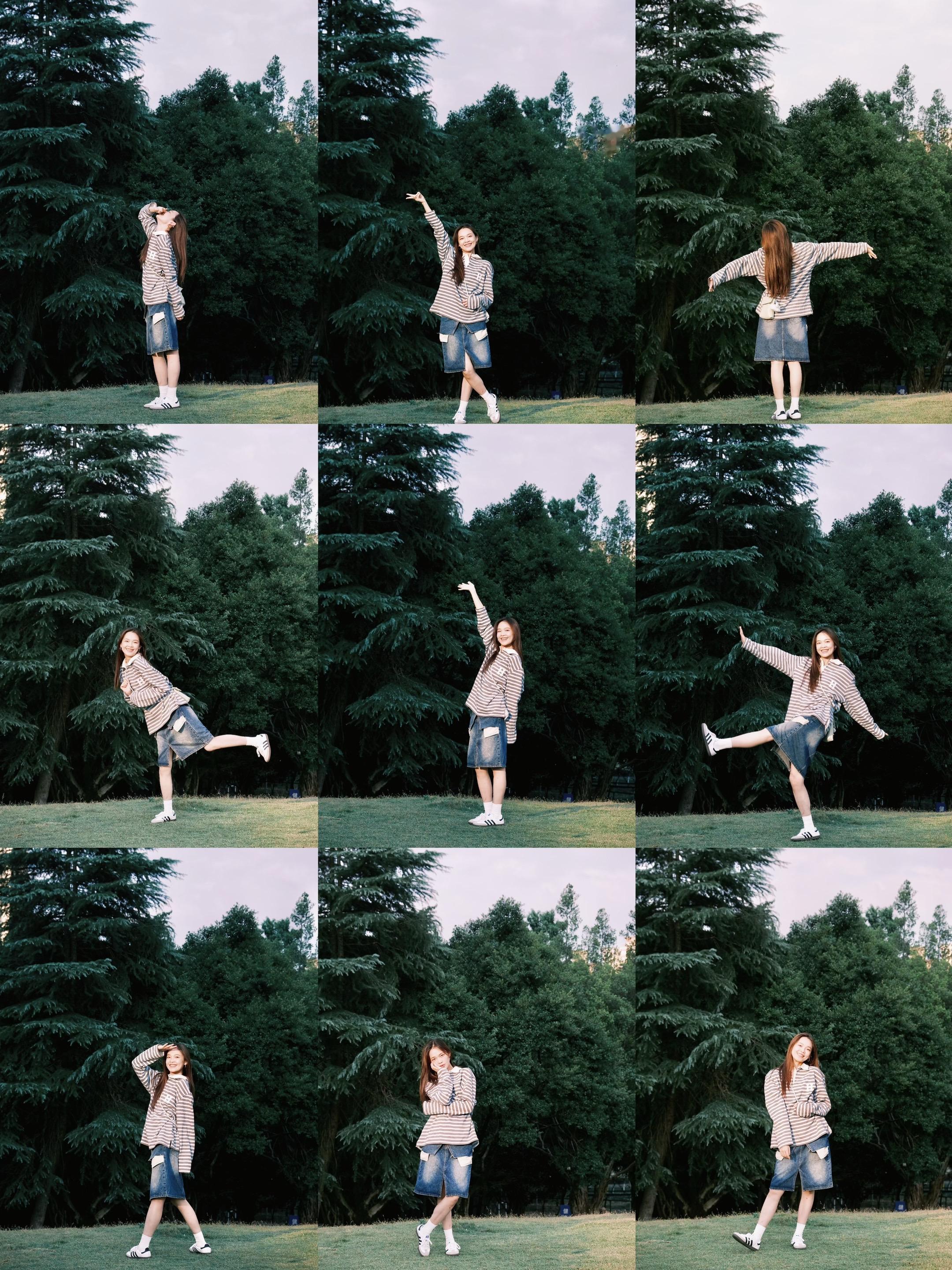 9️⃣个简单随意的拍照姿势📷。
