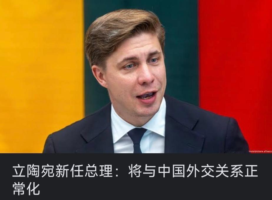 据外媒：立陶宛新任总理辛克维丘斯（Mindaugas Sinkevičius）向
