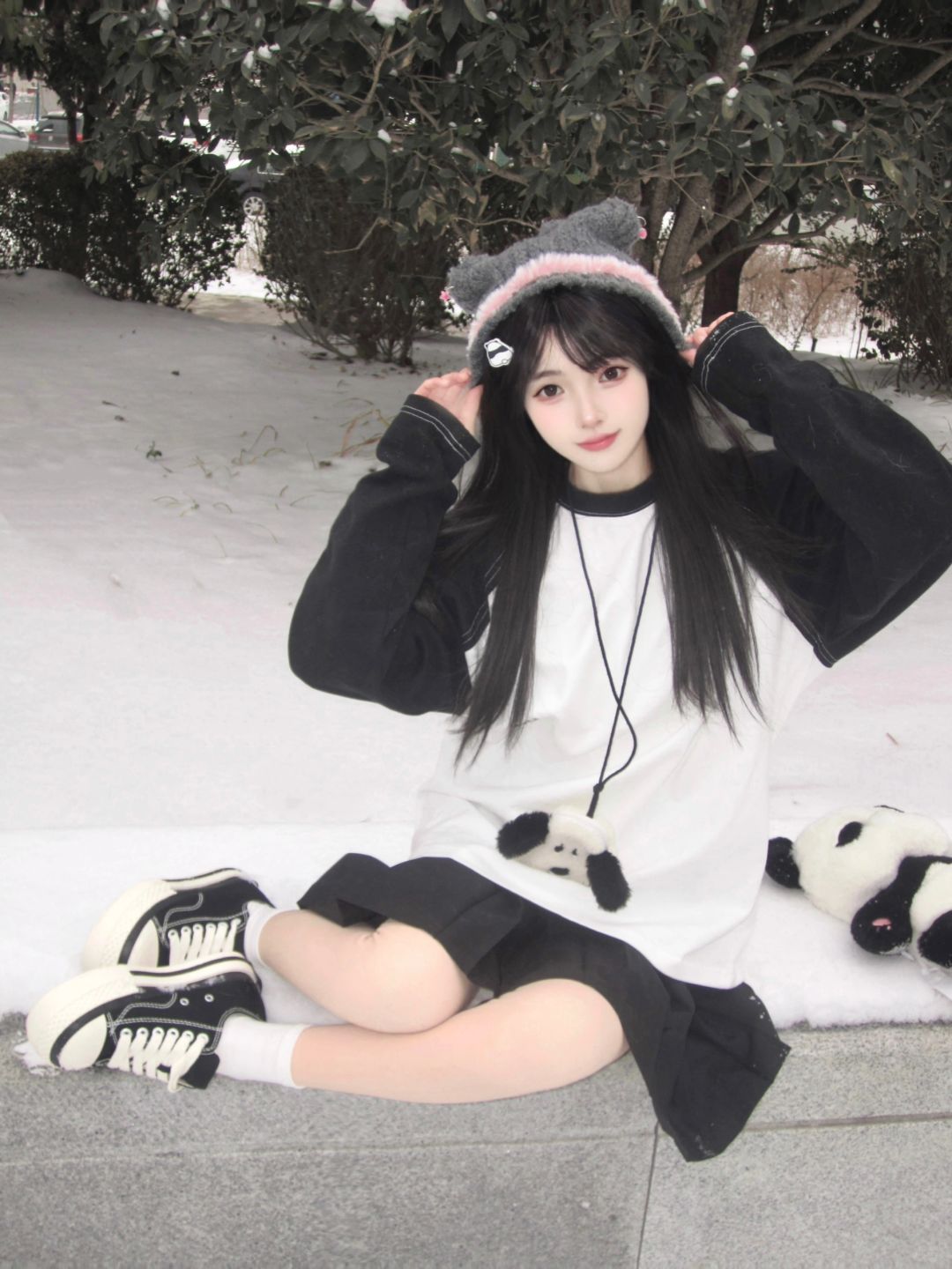 雪地拍照真的很好看