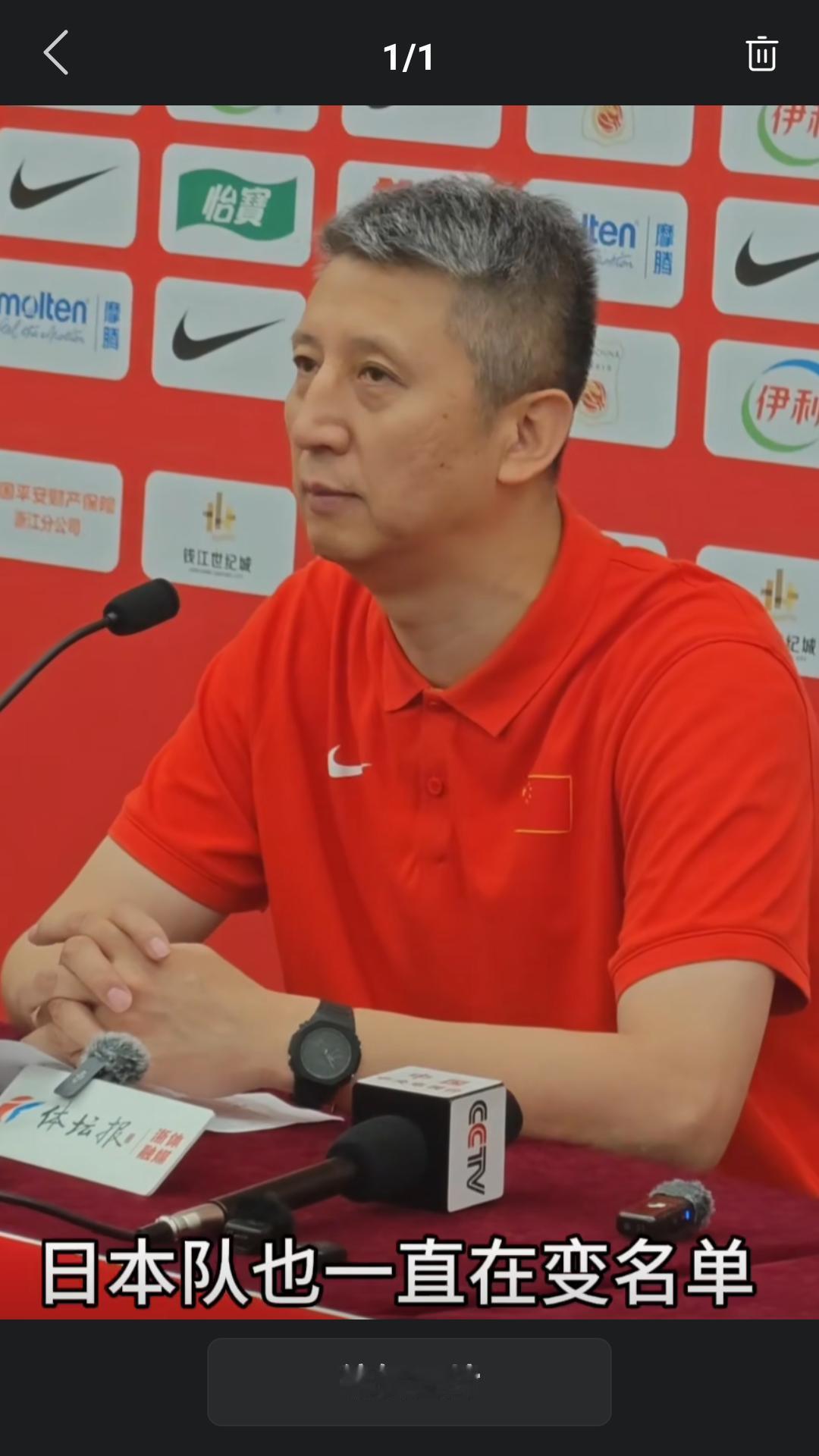 昨晚中荷男篮热身赛结束后，国家队主教练郭士强接受采访时谈到了杨汉森的表现，以及世