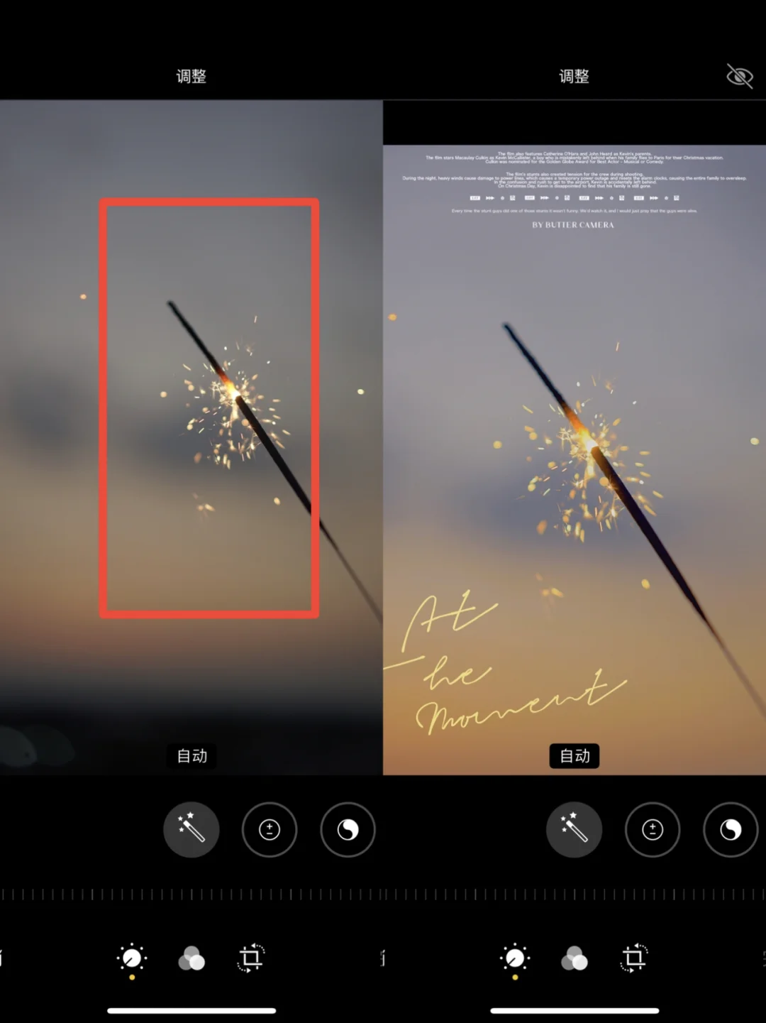 手机调色✨二次构图秒变海报风📷拯救废片❗