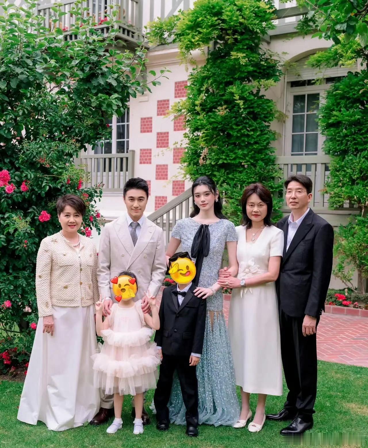 何猷君奚梦瑶儿女都这么大了儿女双全，凑成好 