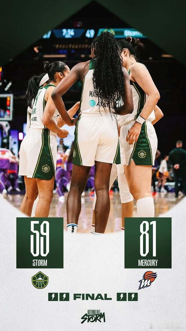 【李月汝首秀6+4+4，风暴客场惨败水星】刚刚结束的一场WNBA[超话] 常规赛