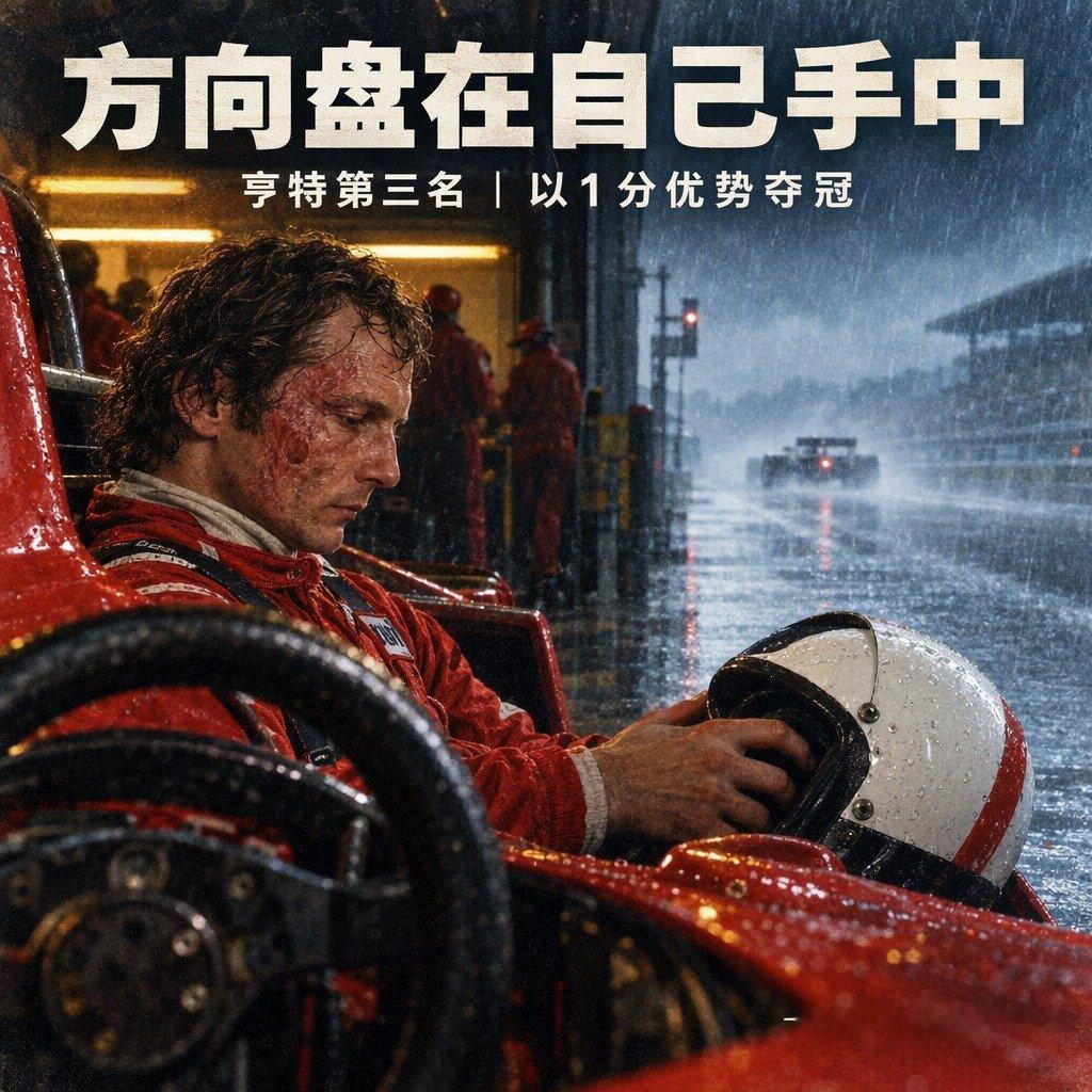 1976年10月24日，日本富士赛道被大雨笼罩。尼基·劳达只跑了两圈，便把法拉利