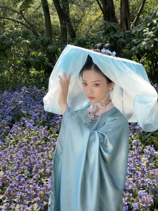 《雁回时》庄寒雁仿妆丨蓝色皮肤版