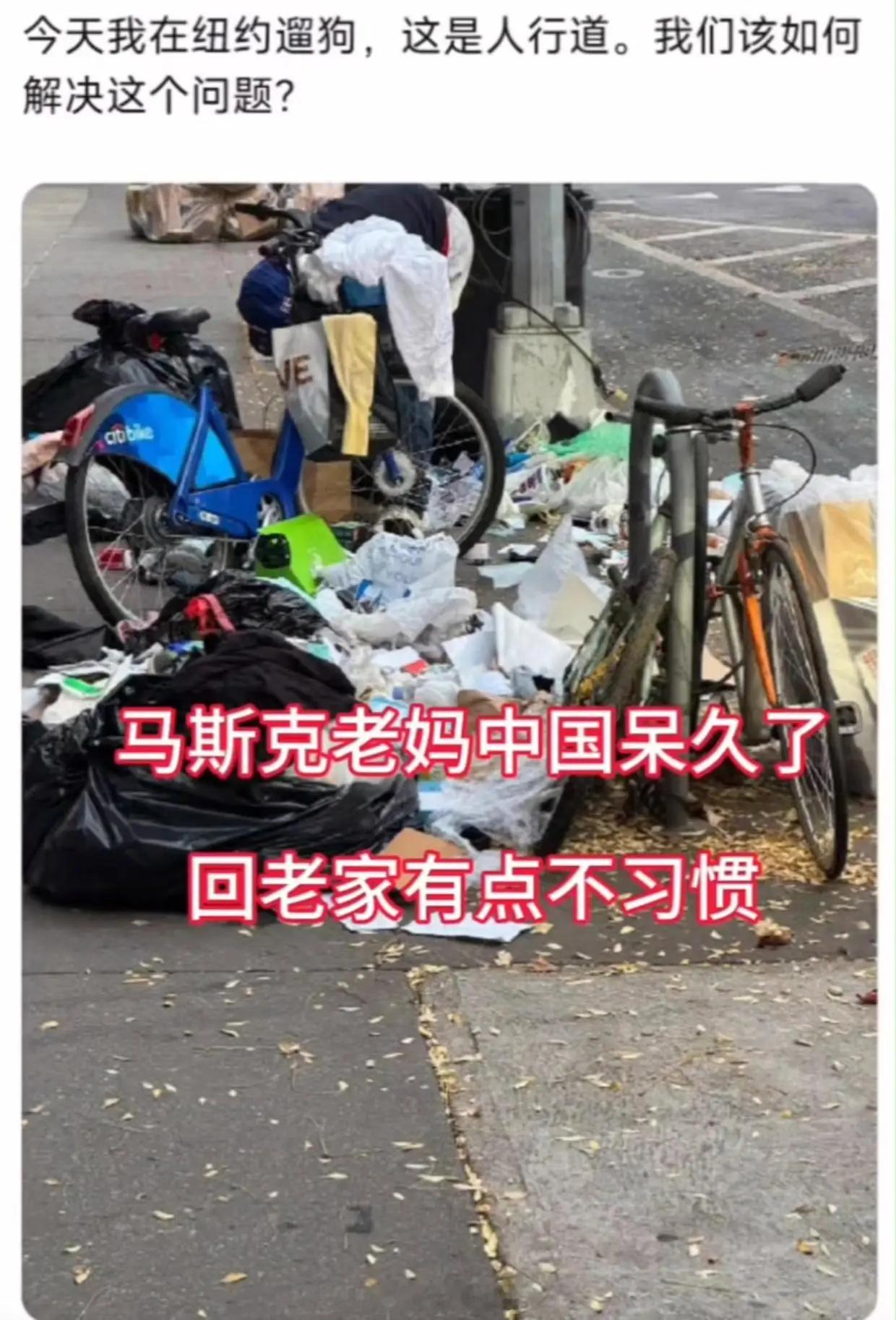 马斯克妈妈从上海回国后，各种不习惯，各种指责纽约乱象特斯拉