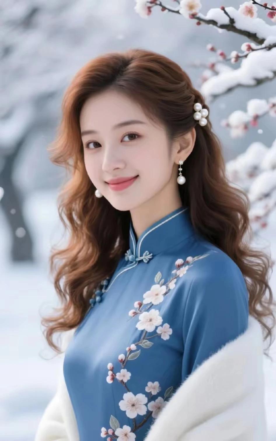 上联：几缕梅香牵旧忆，
下联：疏影横斜迎新春。