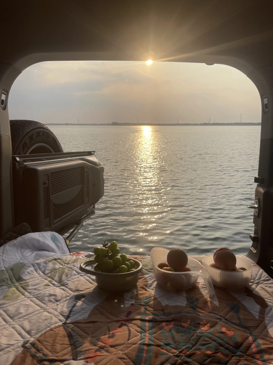 上海车程1h🚘可以直接开到湖边的免费露营地