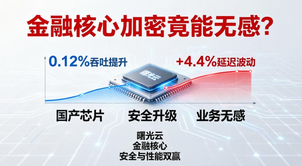 0.12% 吞吐提升 + 4.4% 延迟波动，金融核心加密竟能无感？

金融圈一