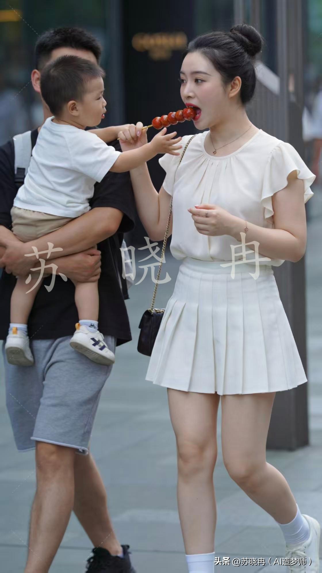 妈先替你尝尝好不好吃？

妈妈给娃买了串糖葫芦，刚拿到手就张嘴咬了一大口，还一本