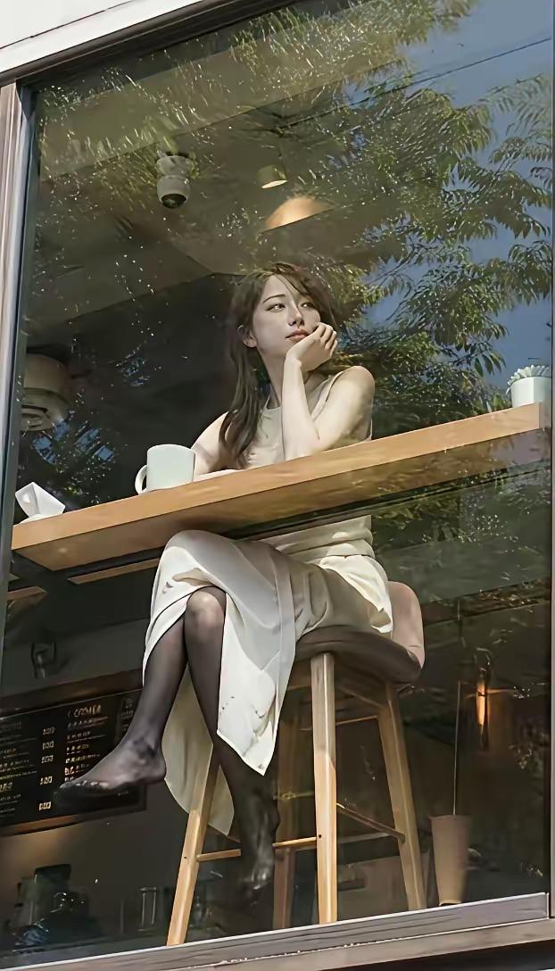 她在思考什么
是美好的未来吧