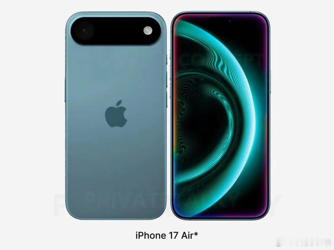 数码闲聊站[超话]   全新iPhone 17 Air，以惊世5.5毫米超薄机身