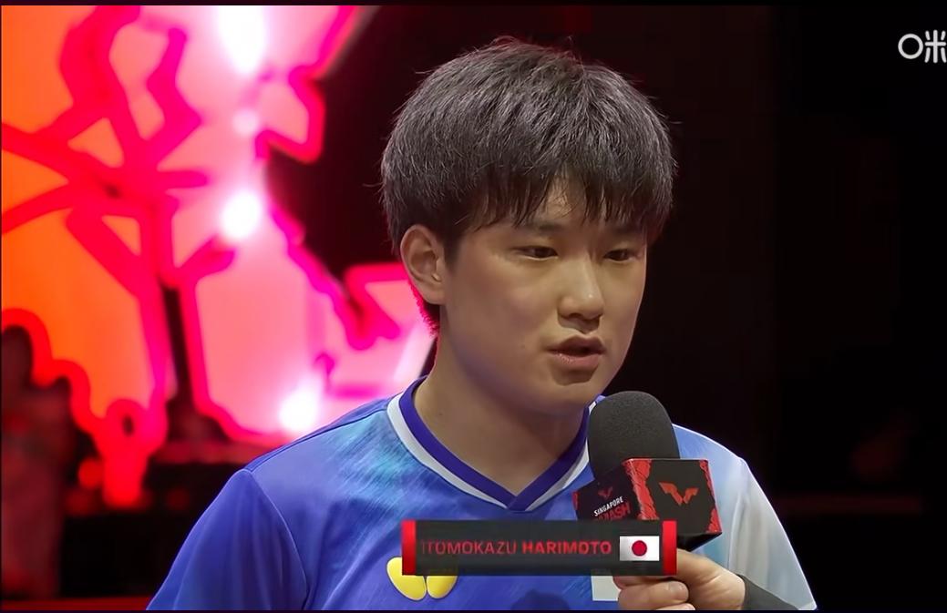 张本智和3:2险胜陈俊菘赛后采访：新加坡大满贯目标冠军🏆！
张本智和表示：
“