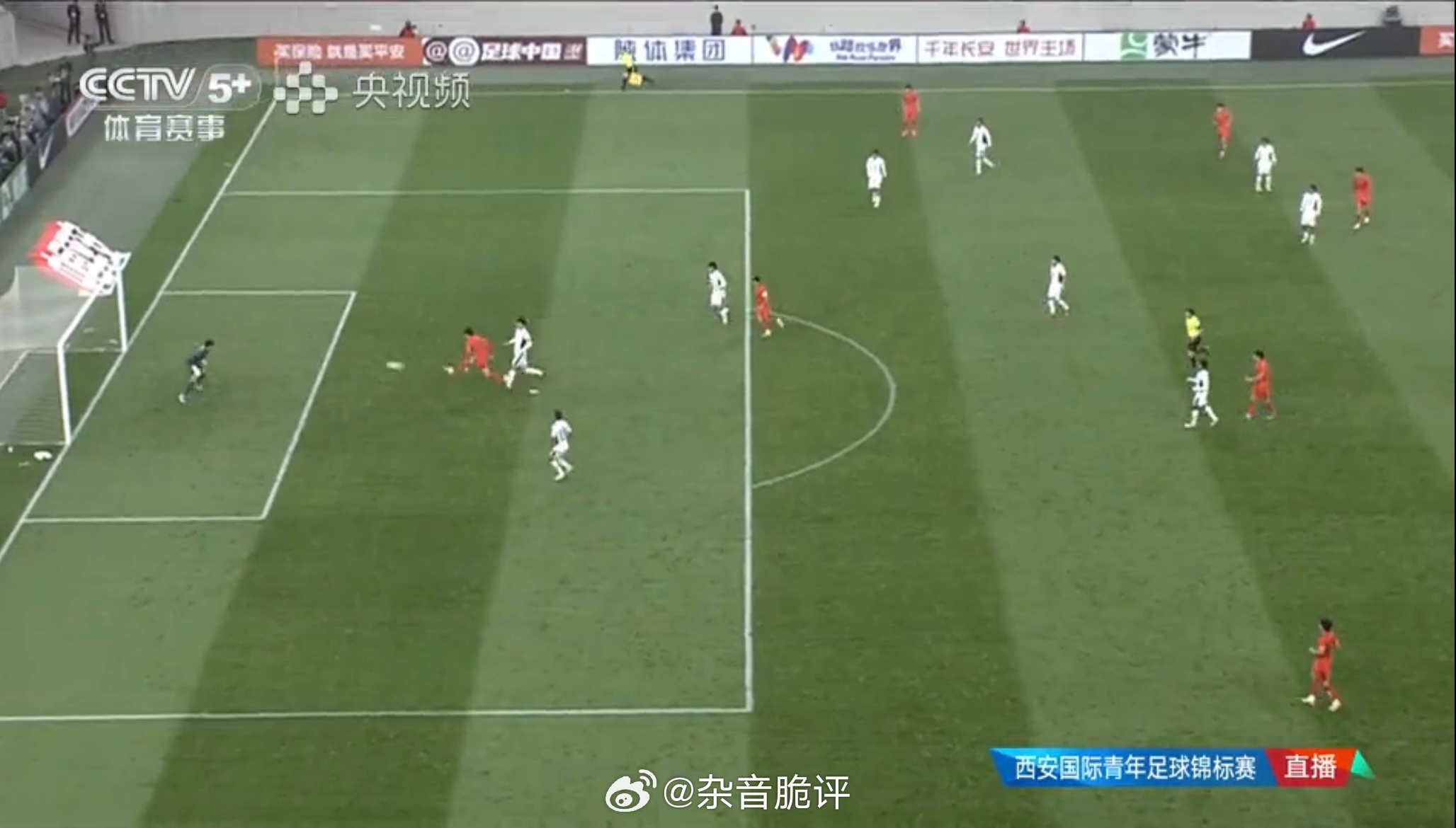 u23国足V泰国u23 66分钟中国队再进一球，2:2扳平比分 