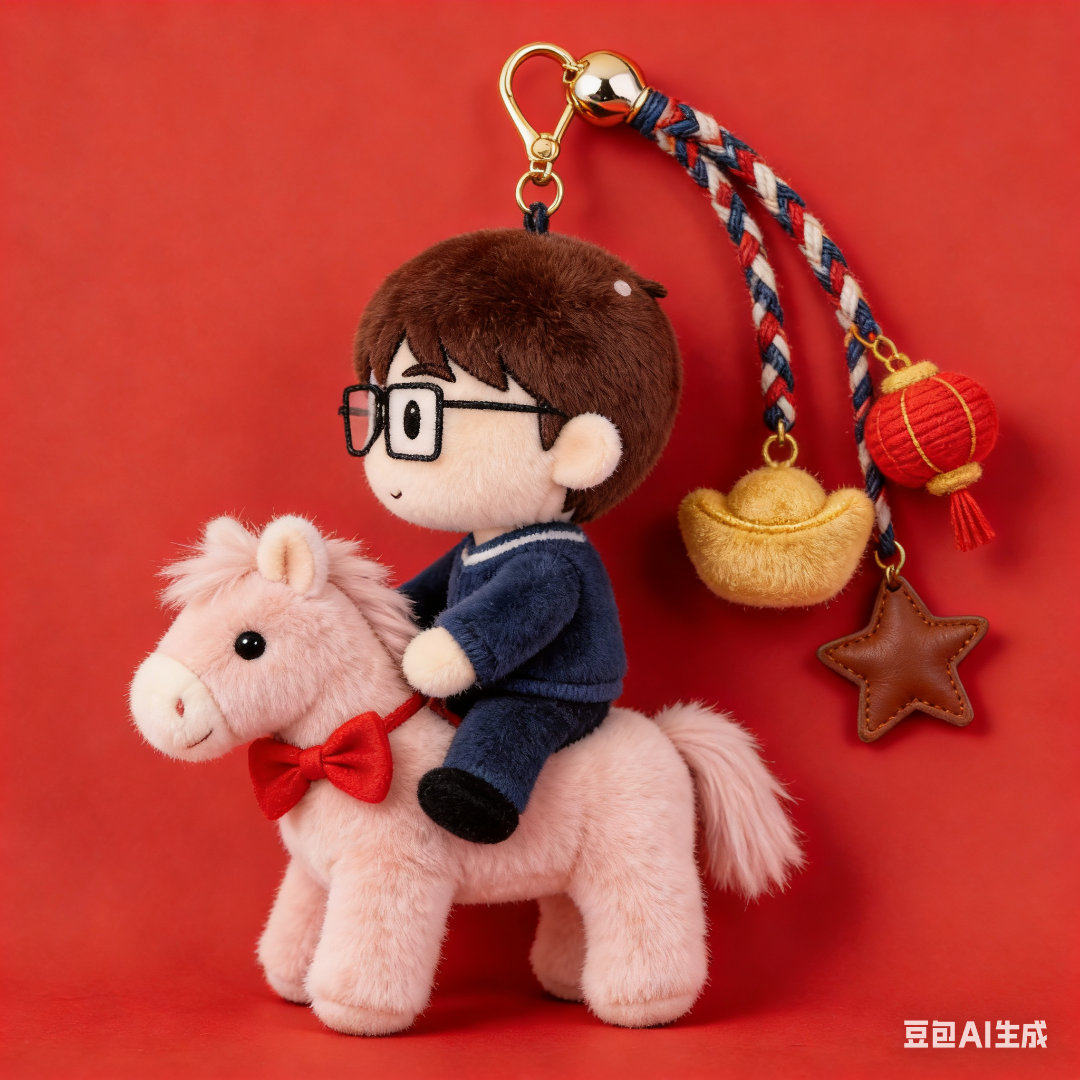 豆包给我做的挂饰还挺好看的…… 