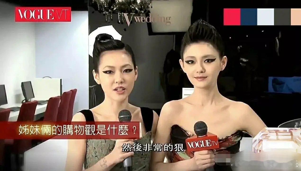 有网友说大S的脸就是比小S脸短好多，头肩比也优越一些，小s每一次都被压制 ​ ​