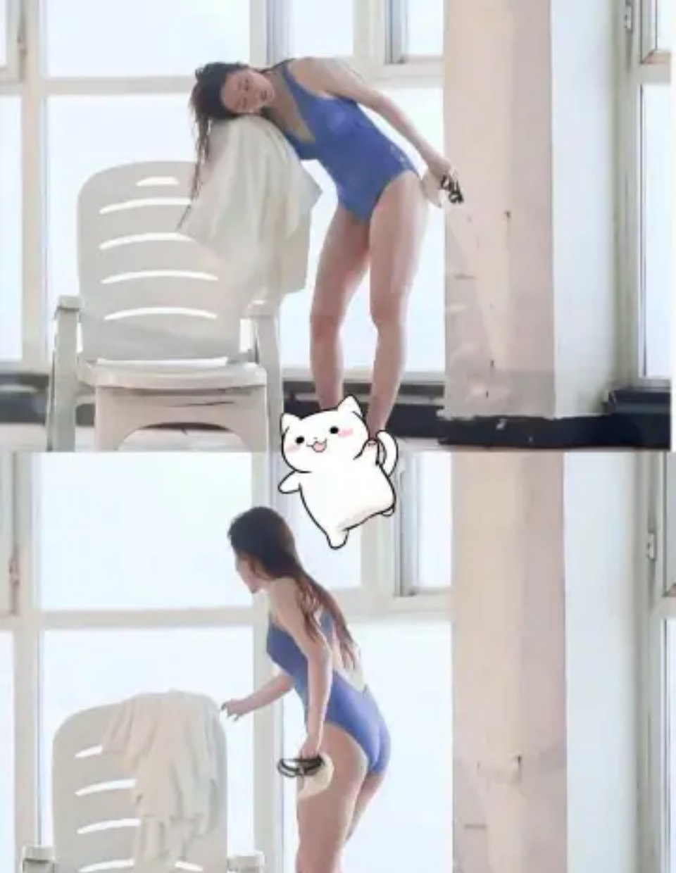 刘亦菲的身材一直是个谜，圆润，溜肩，腿粗……真的是这样么？ 