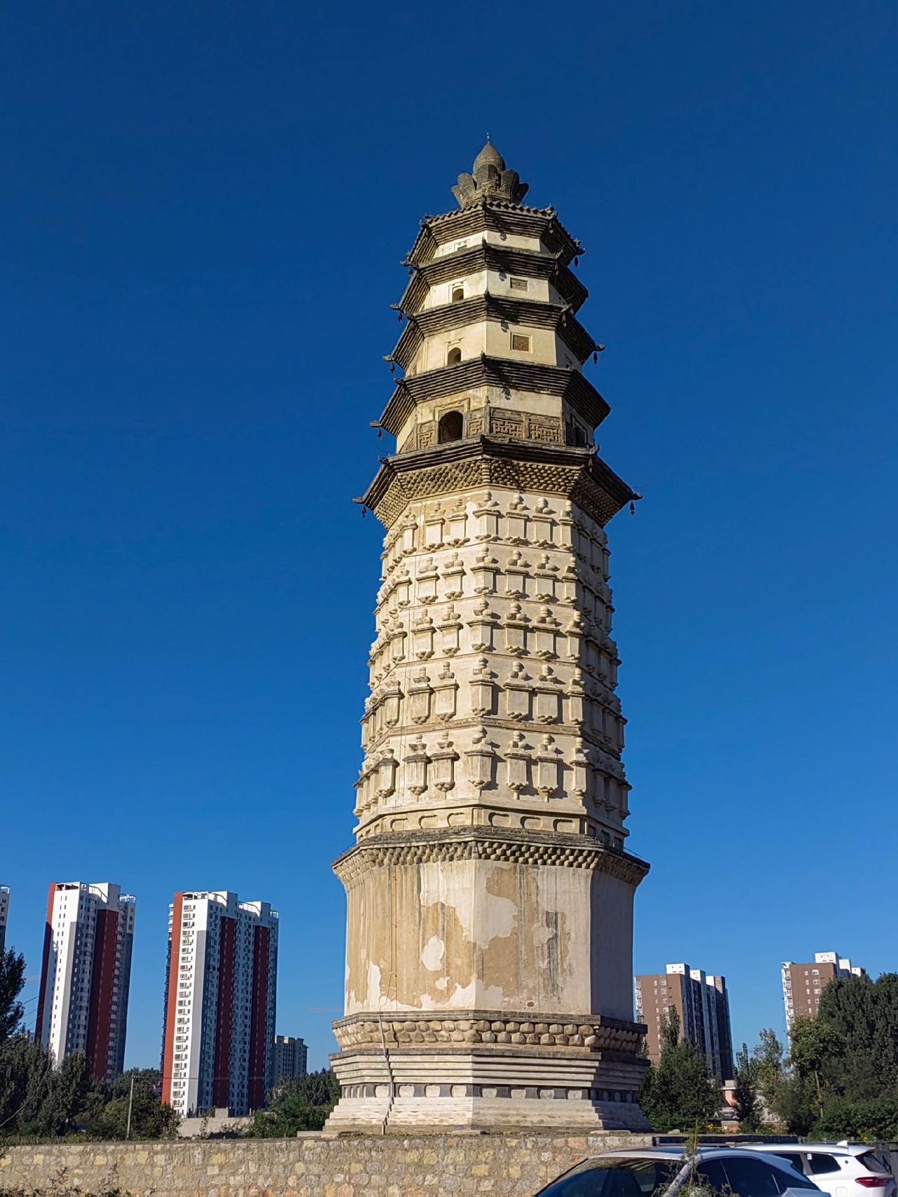 国庆出行第二天，曲阳修德寺塔、北岳庙，涞源阁院寺，蔚县博物馆、南安寺塔、释迦寺。