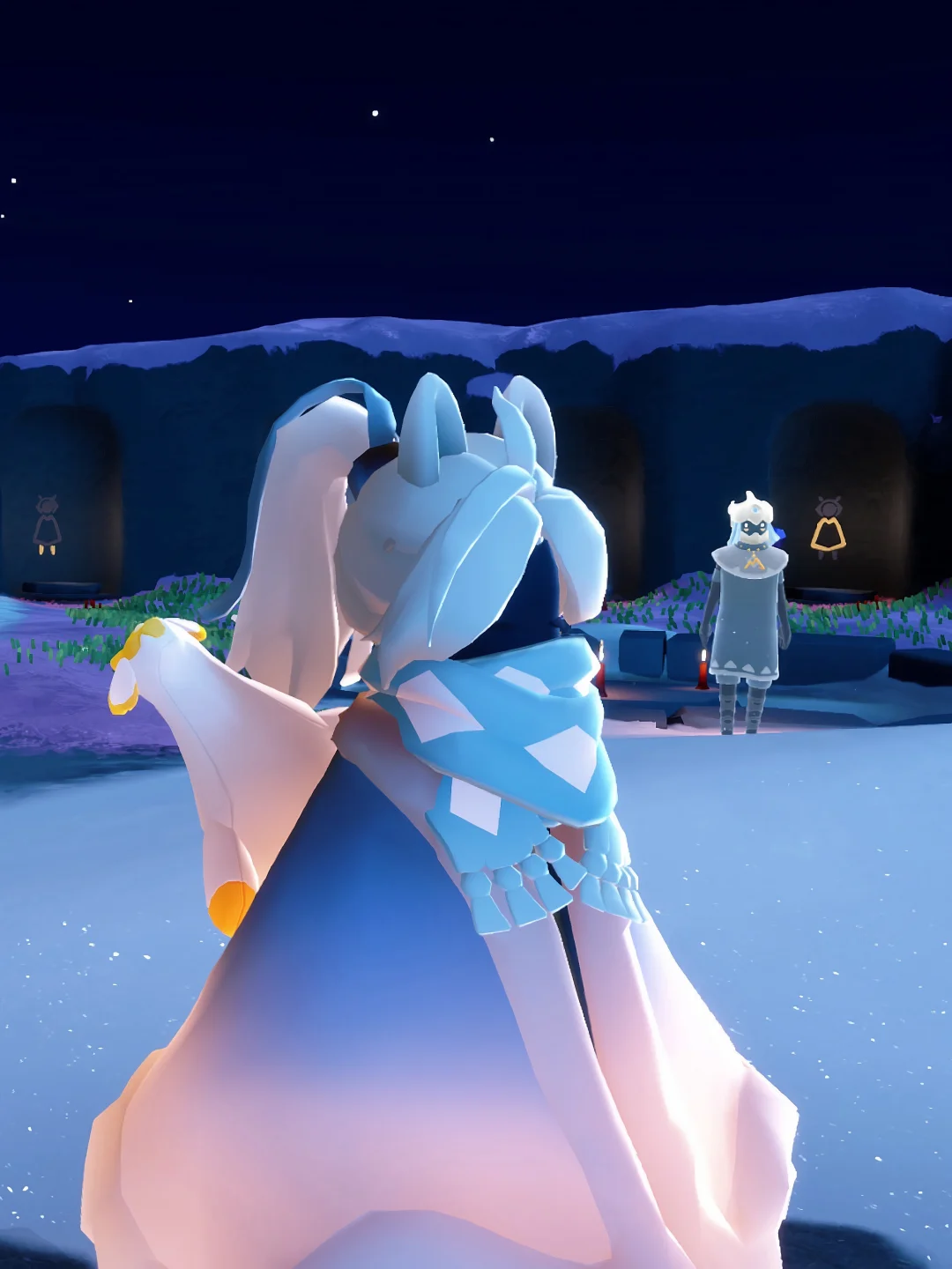 不知道，反正我的蓝色围巾很曼妙