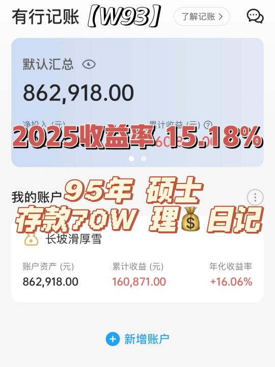 95年硕士| 存款70w | 理财日记 | W93