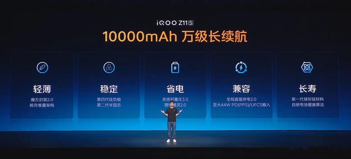 iQOO Z11S的续航来到了惊人的10000mAh万级续航真是没谁了 