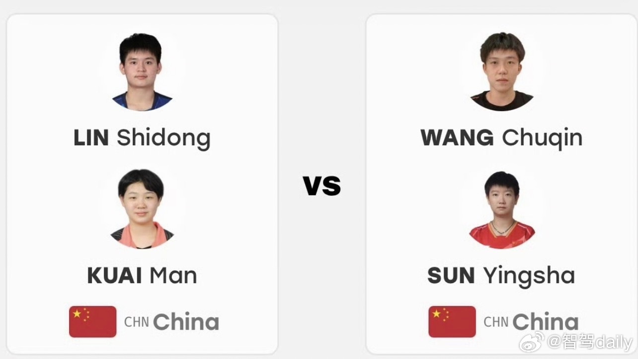乒乓球混双决赛对吗！这才是我们习惯的国球，冠亚军都是自己人，哪边发挥的好哪边拿冠