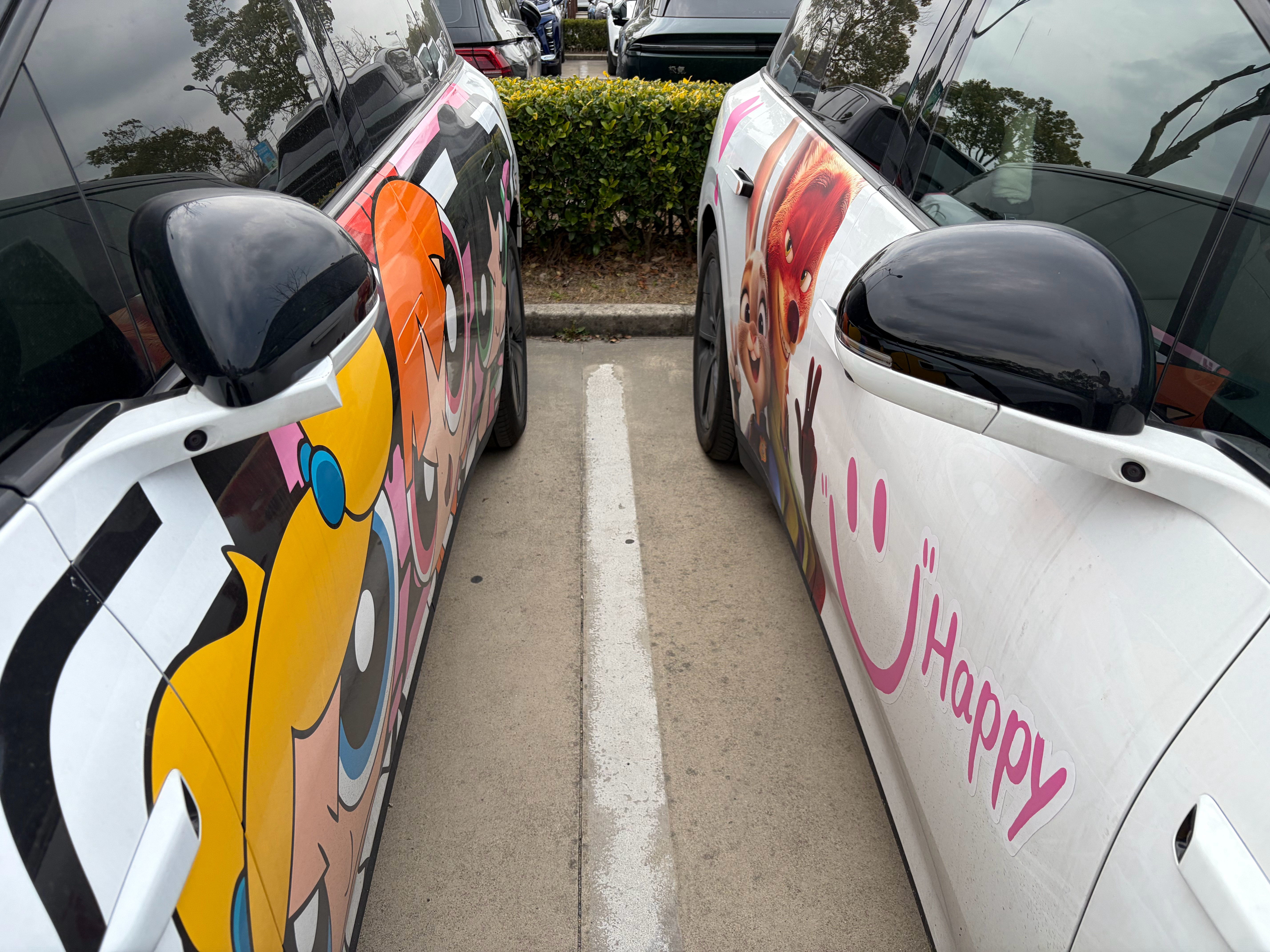 停也要停在i8旁边，争奇斗艳！