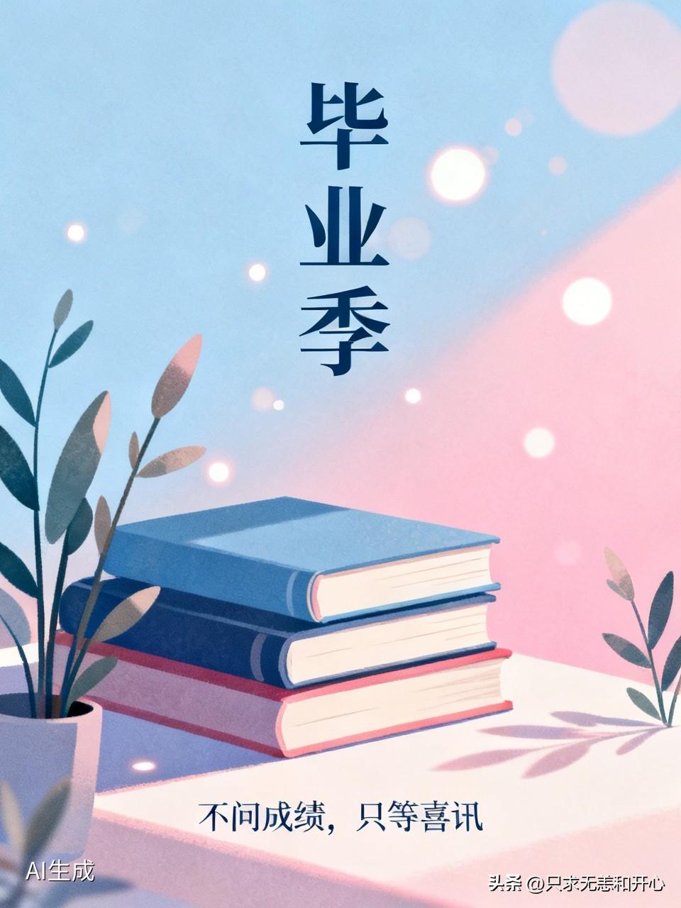 又是一年毕业季，几家欢乐几家愁的时间。
我坚持原则，仍然是不问不打听别人家孩子的