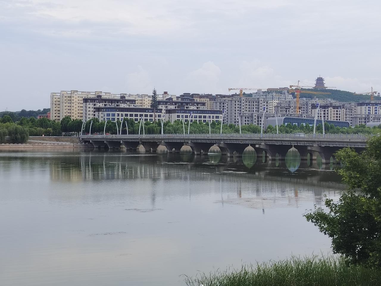 今日分享随手拍照片汝阳县汝河美景