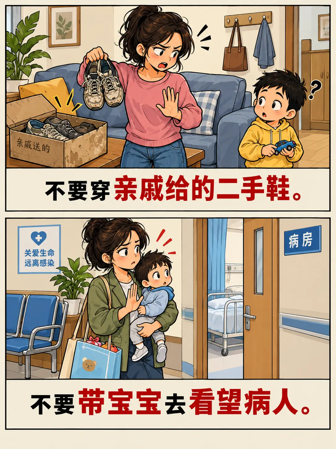 来自老一辈过往的生活感悟，传统经验可以适当借鉴，照顾孩子时，还是需要用...