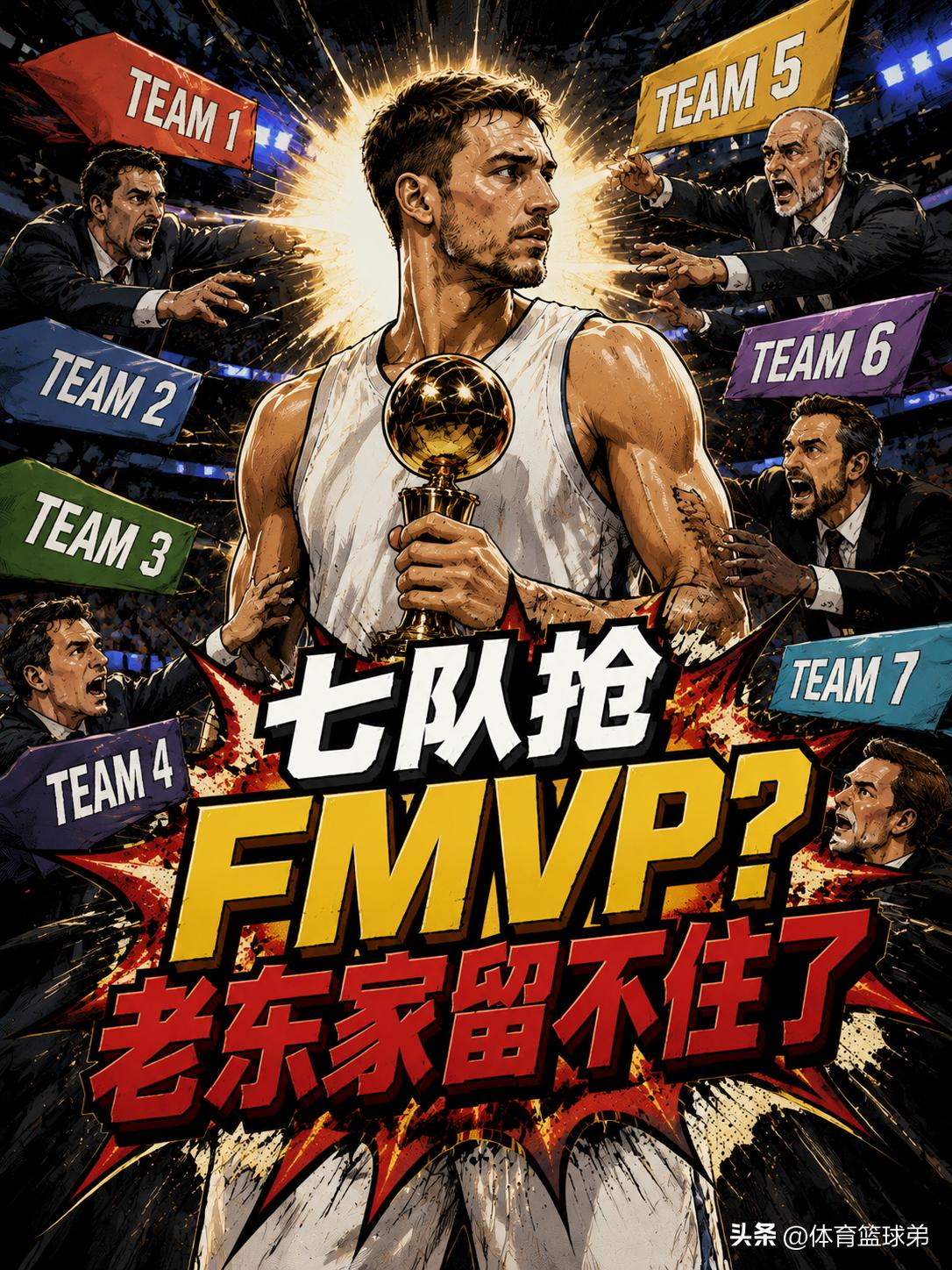 竟然有七支球队对杰伦·布朗产生了浓厚的兴趣，看来这位FMVP得主还真有可能离开效