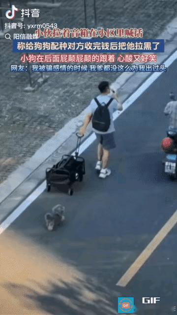 同在一个小区住着，又都是养狗的人，收了人家的钱，又给人家拉黑，又不给人家办事儿，