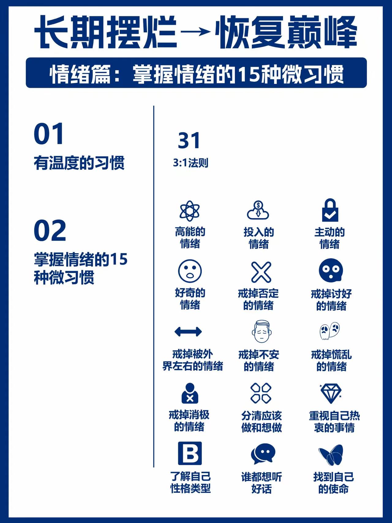 15个微习惯，让你不再摆烂，快速恢复巅峰状态