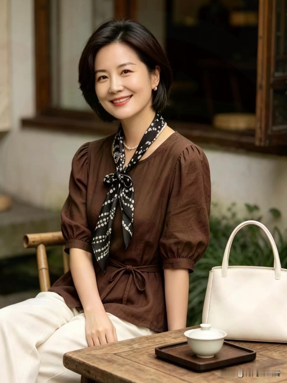 啥叫有韵味的女人，从来不是光看脸蛋漂不漂亮。不一定非要打扮得多华贵，举止大方，说
