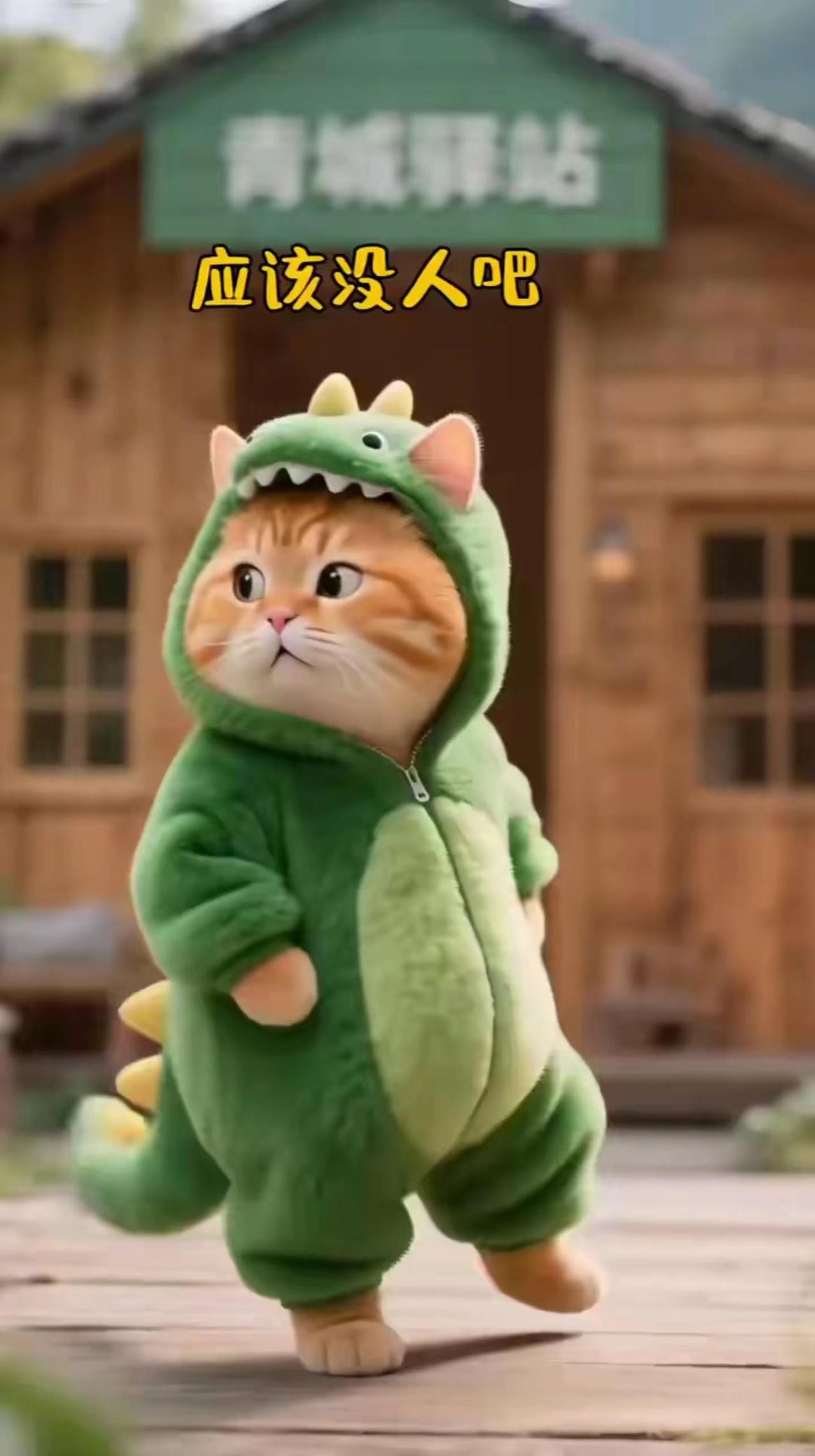 跳舞喵。追飞机的人 航空 喵星人 卡通