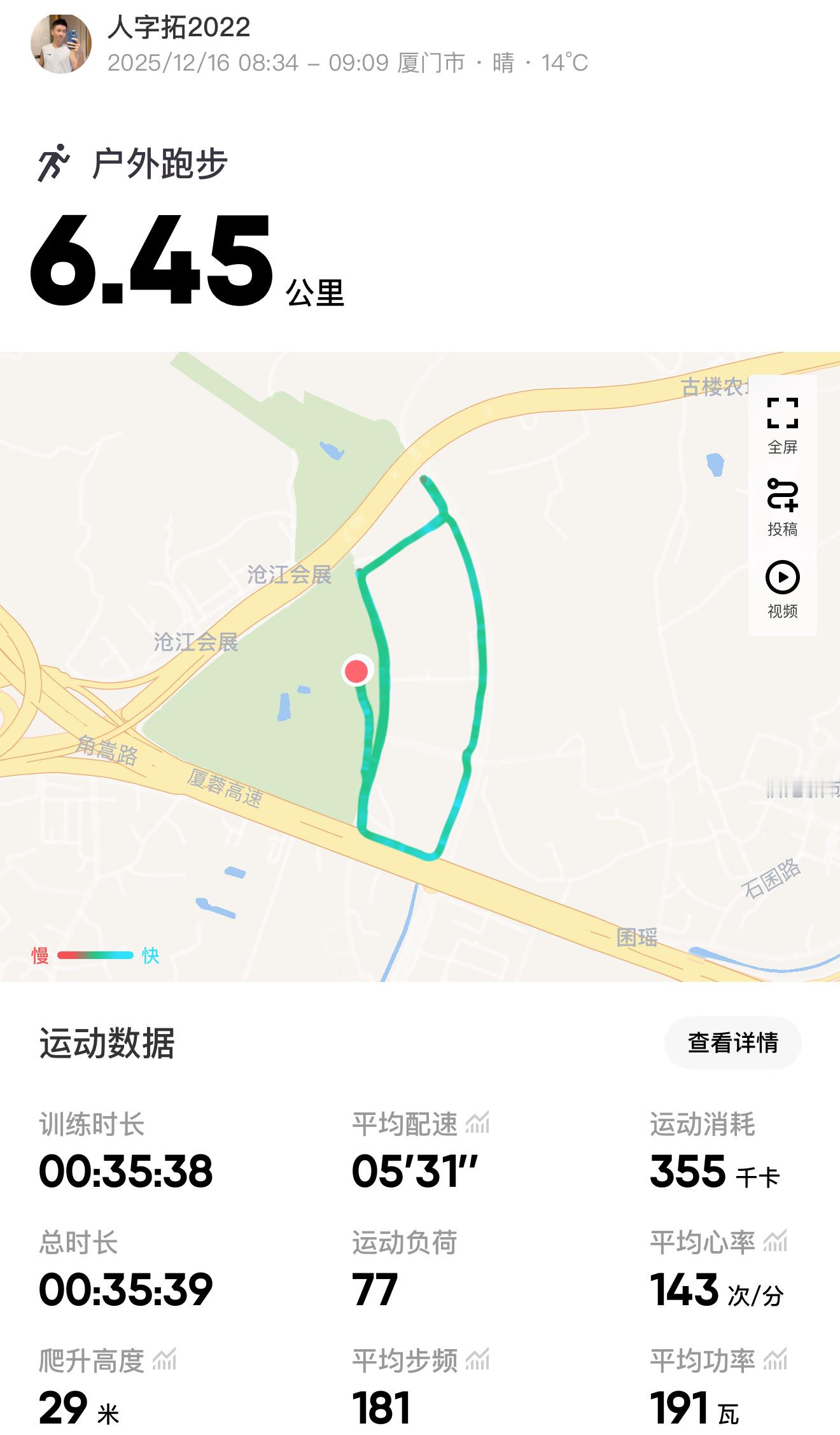 跑步即刻开跑 635已经有9天没有跑步了每次一参加完比赛就不行了，不是受伤就是感