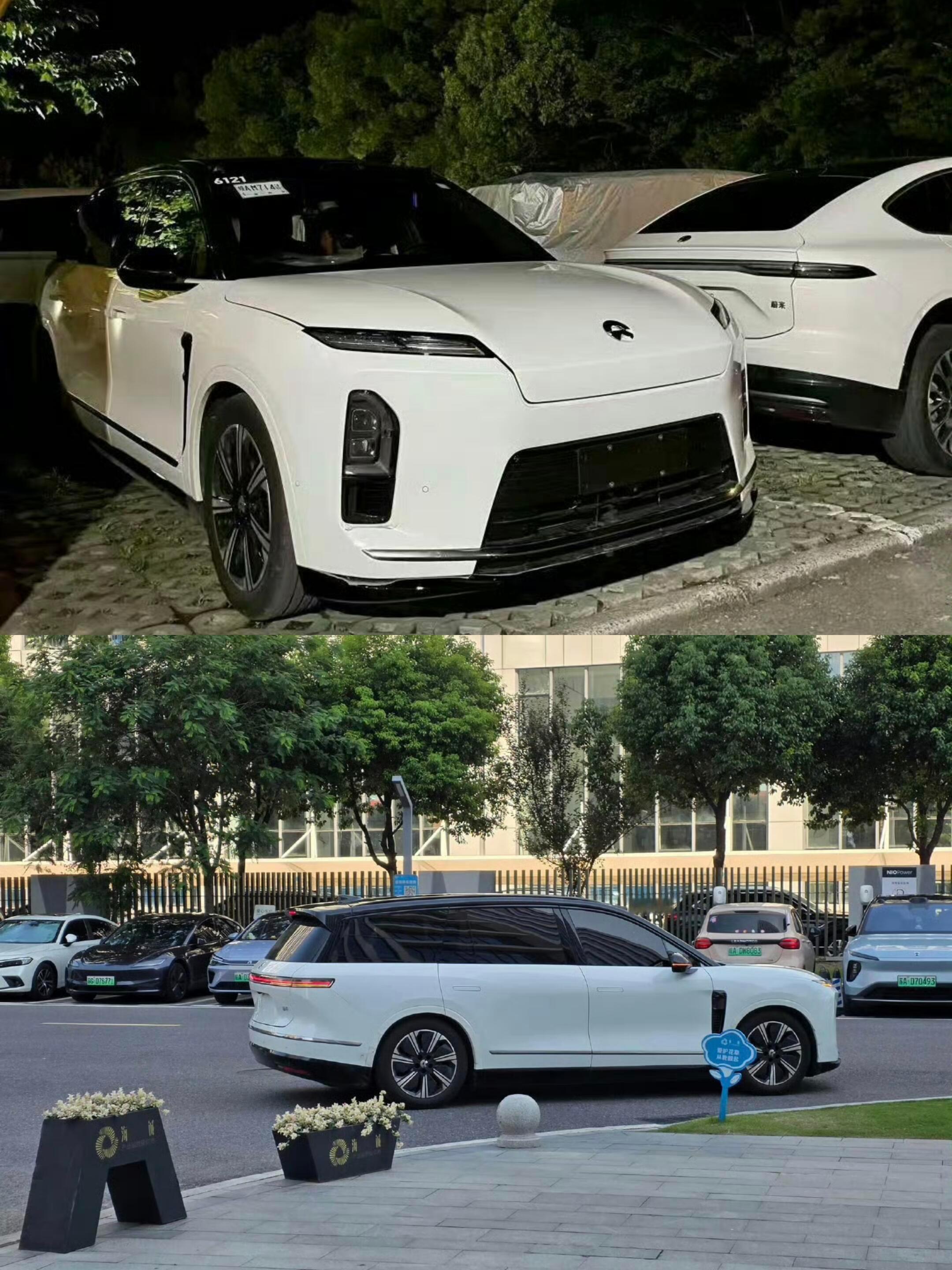 大v聊车 蔚来新es8 这前脸图拍的不好看呢…… ​​​