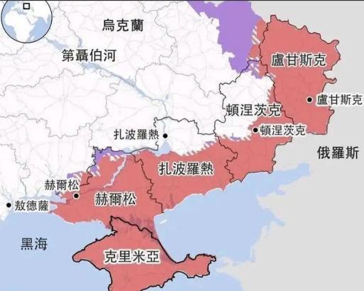 乌克兰割不割地，其实对于俄罗斯来说，已经无所谓了。眼下乌东四州的实际控制权早已落