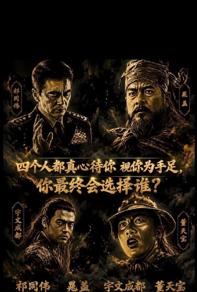 这四个人哪个更适合当大哥 ​​​