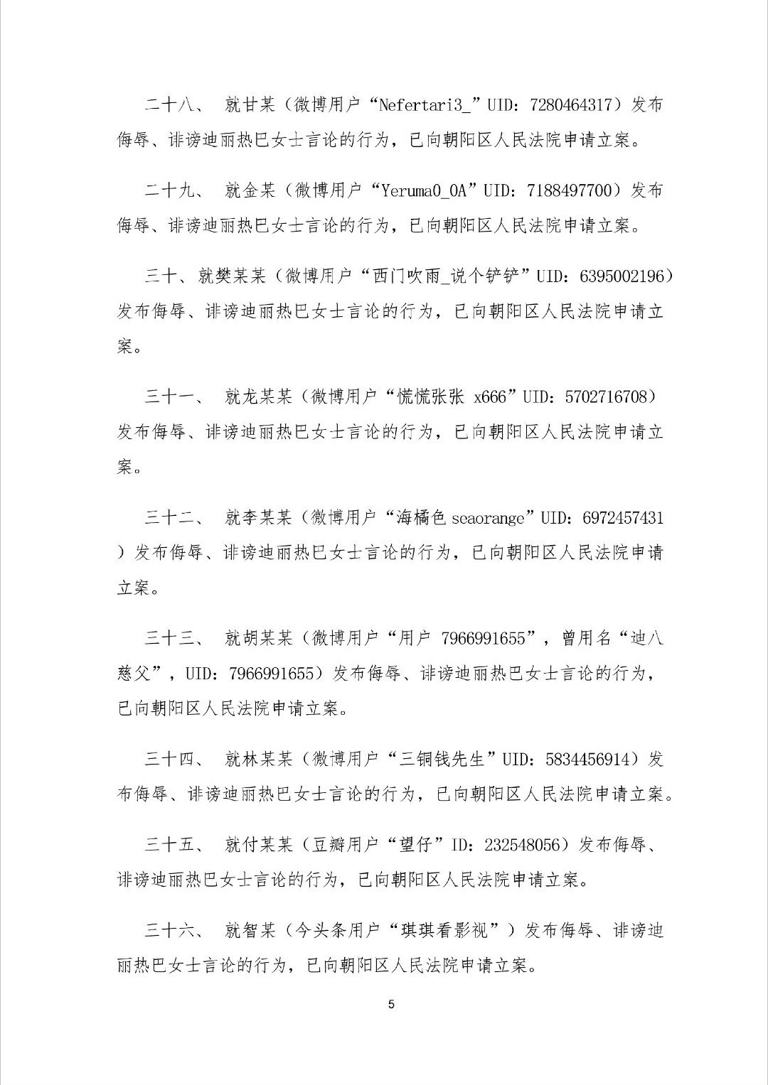 迪丽热巴工作室发布告黑维权名单！好多人