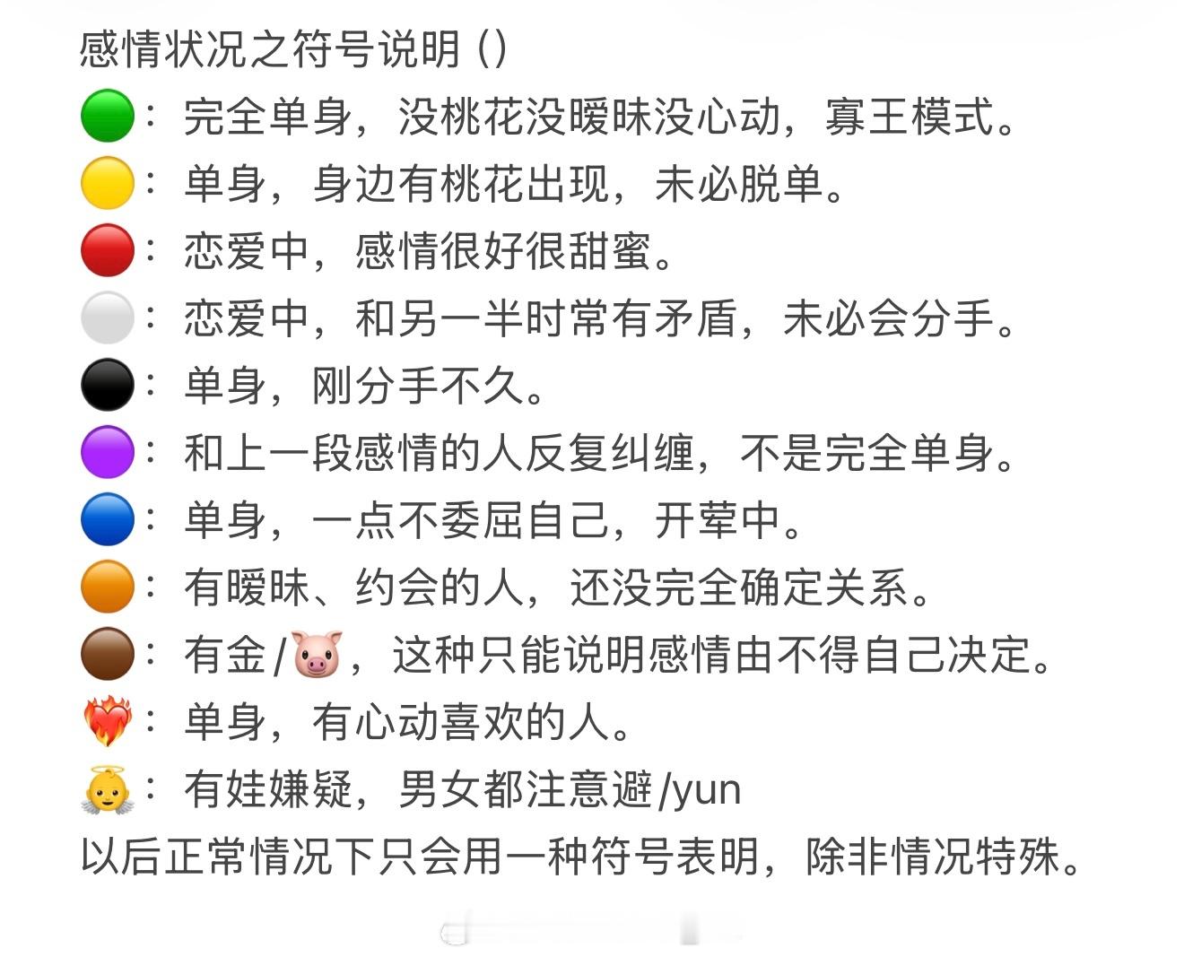 从明天开始组合感情以这个为基准～一般我只会写一个符号，这样也方便大家理解，特殊情