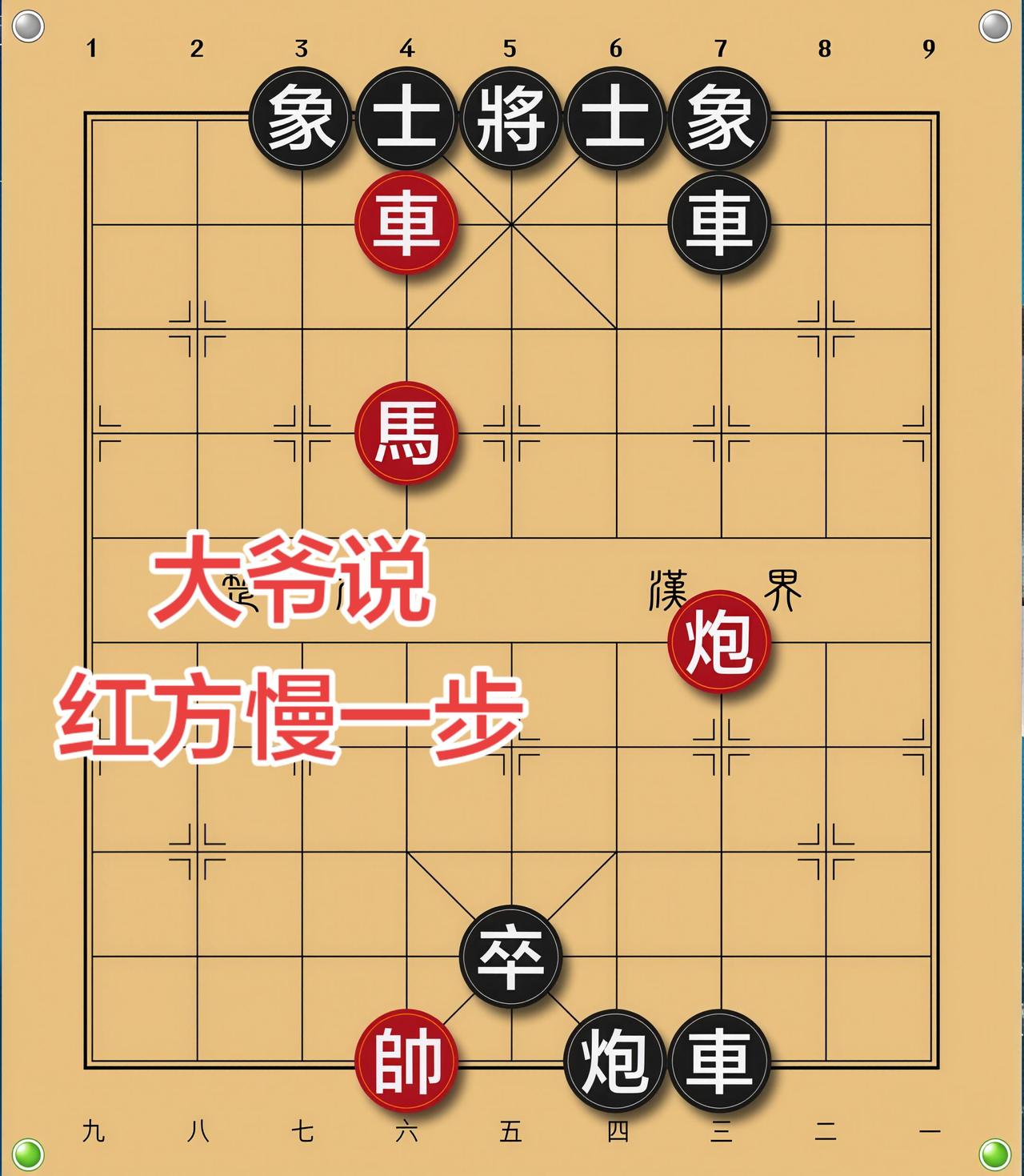象棋残局 喜欢象棋关注我