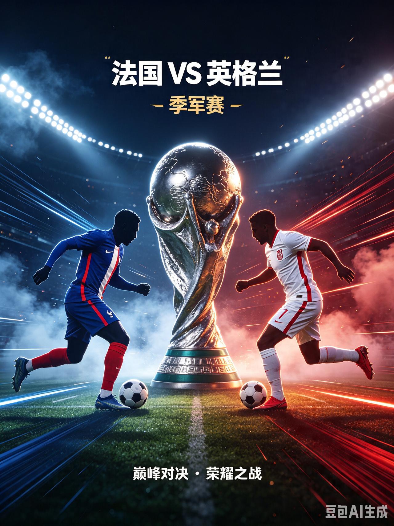 7月19日世界杯三四名决赛前瞻：英法争夺季军荣誉！
    北京时间7月19日凌
