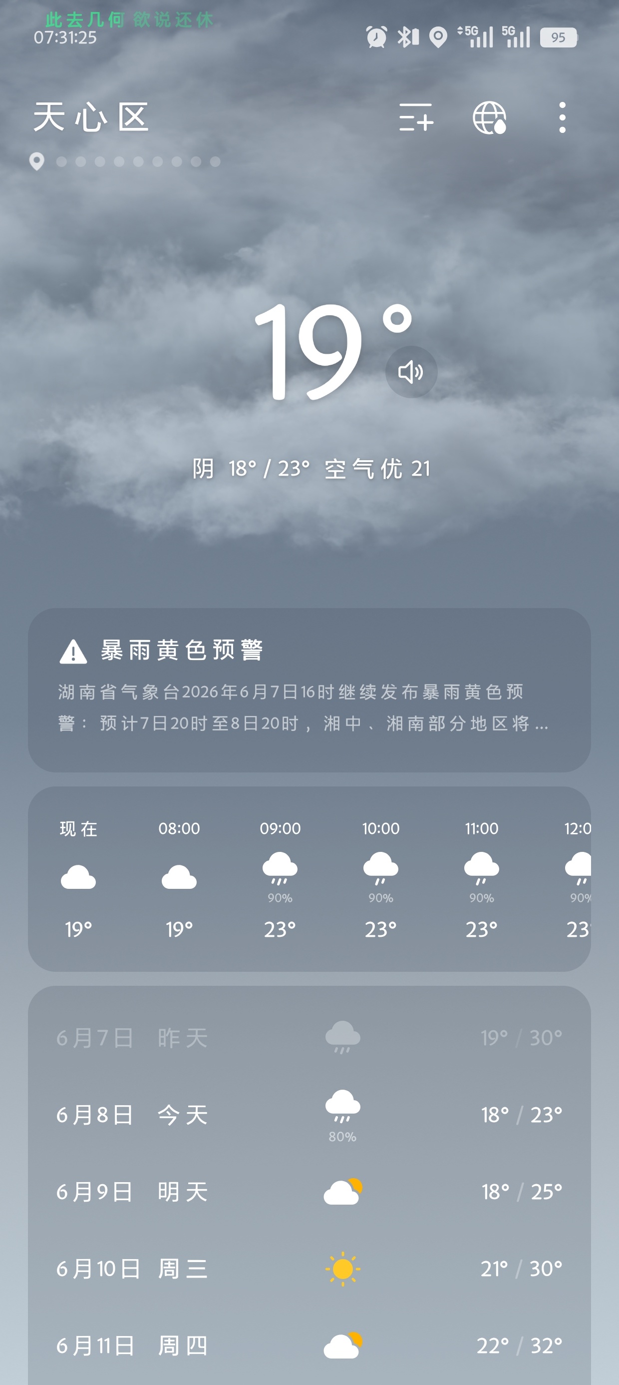 您是怎么了呢 不仅冷的要死 还刮大风 下雨我真搞不懂长沙的天气