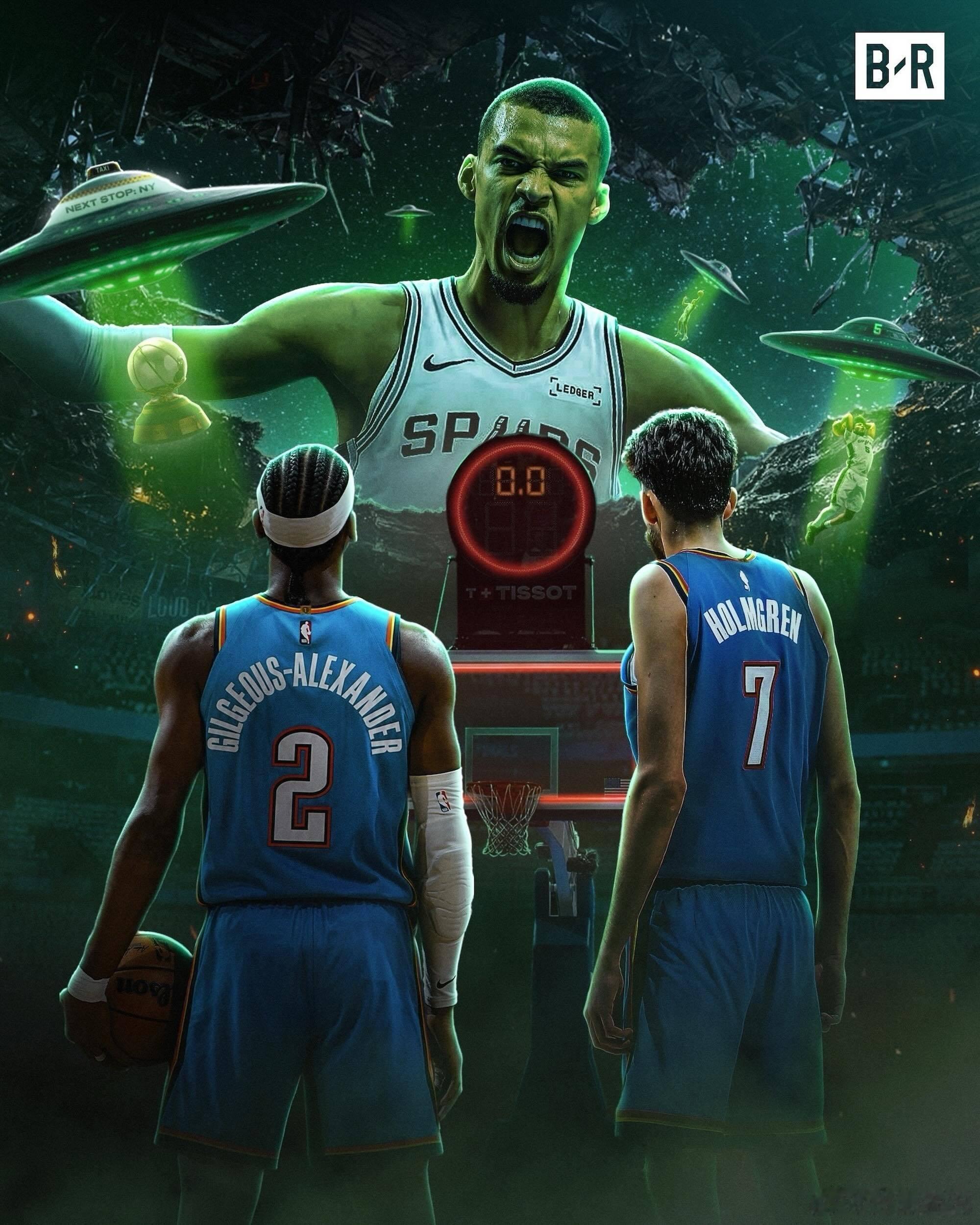 NBA马刺 马刺vs雷霆 恭喜马刺进入总决赛，马刺如果夺冠🏆，马刺王朝建立，1