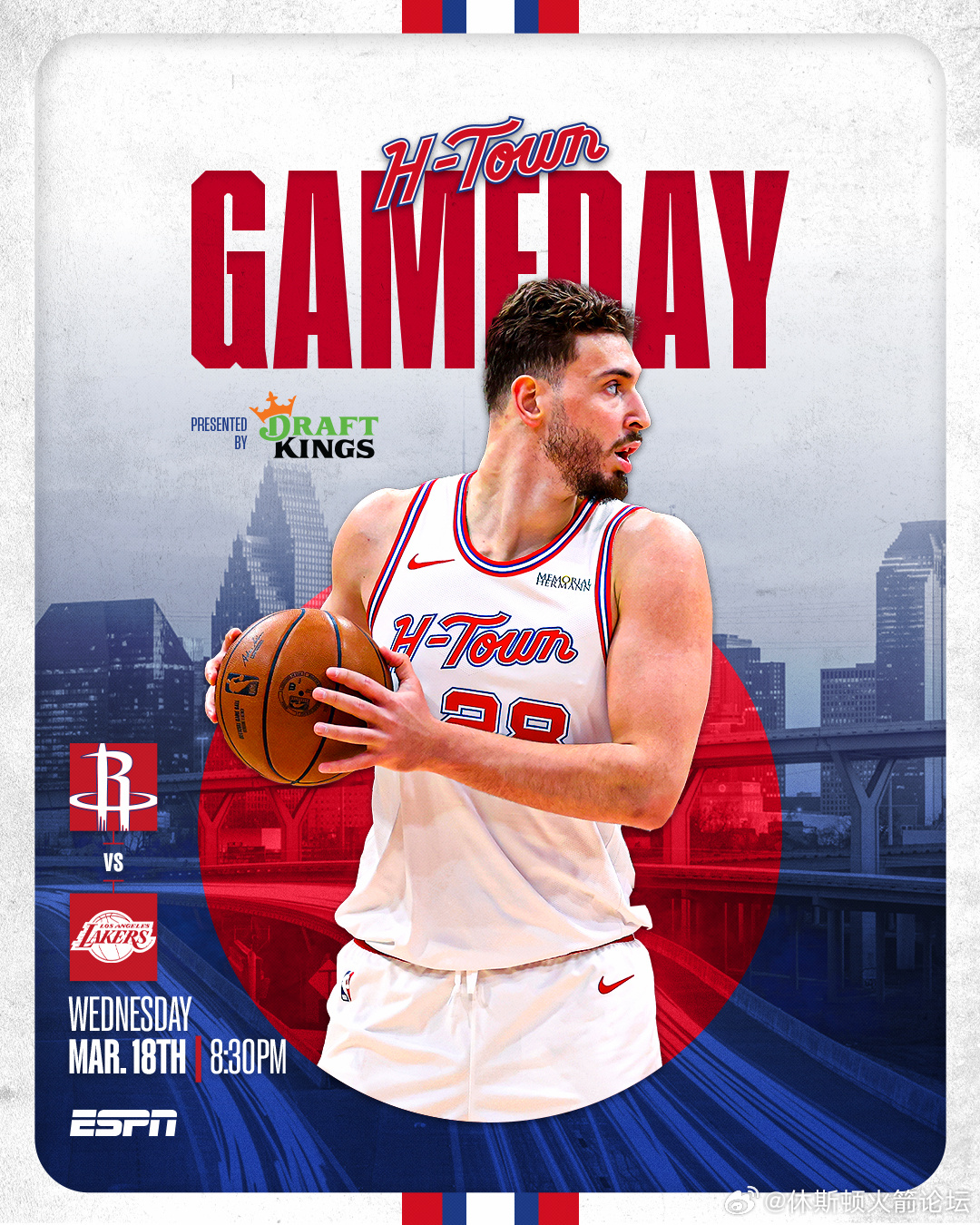 湖人vs火箭 开战！火湖二番战！！！力争复仇！看比赛：网页链接（复制到浏览器打开