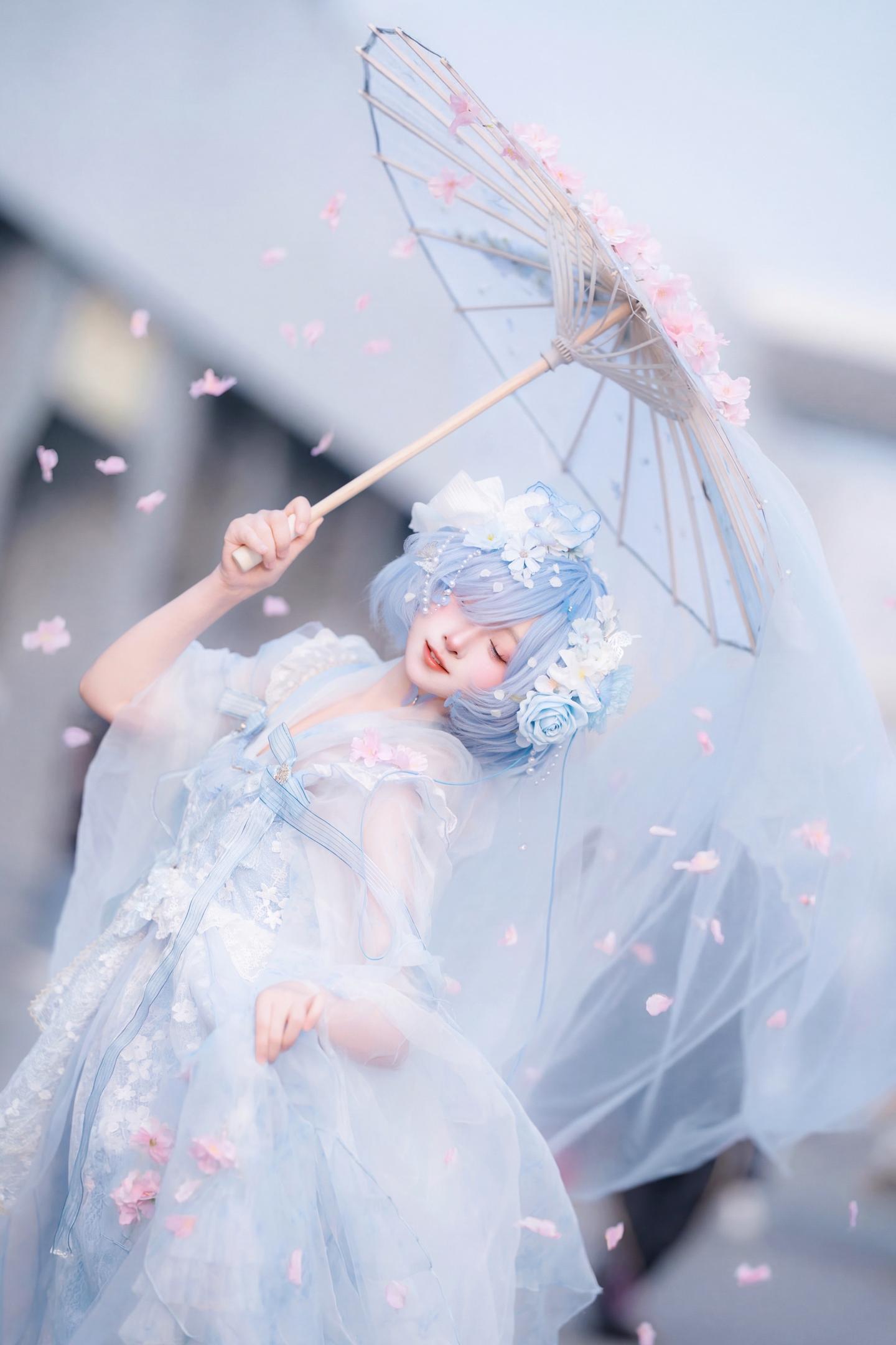真爱的颜色💙Rem.📷：  华改假发