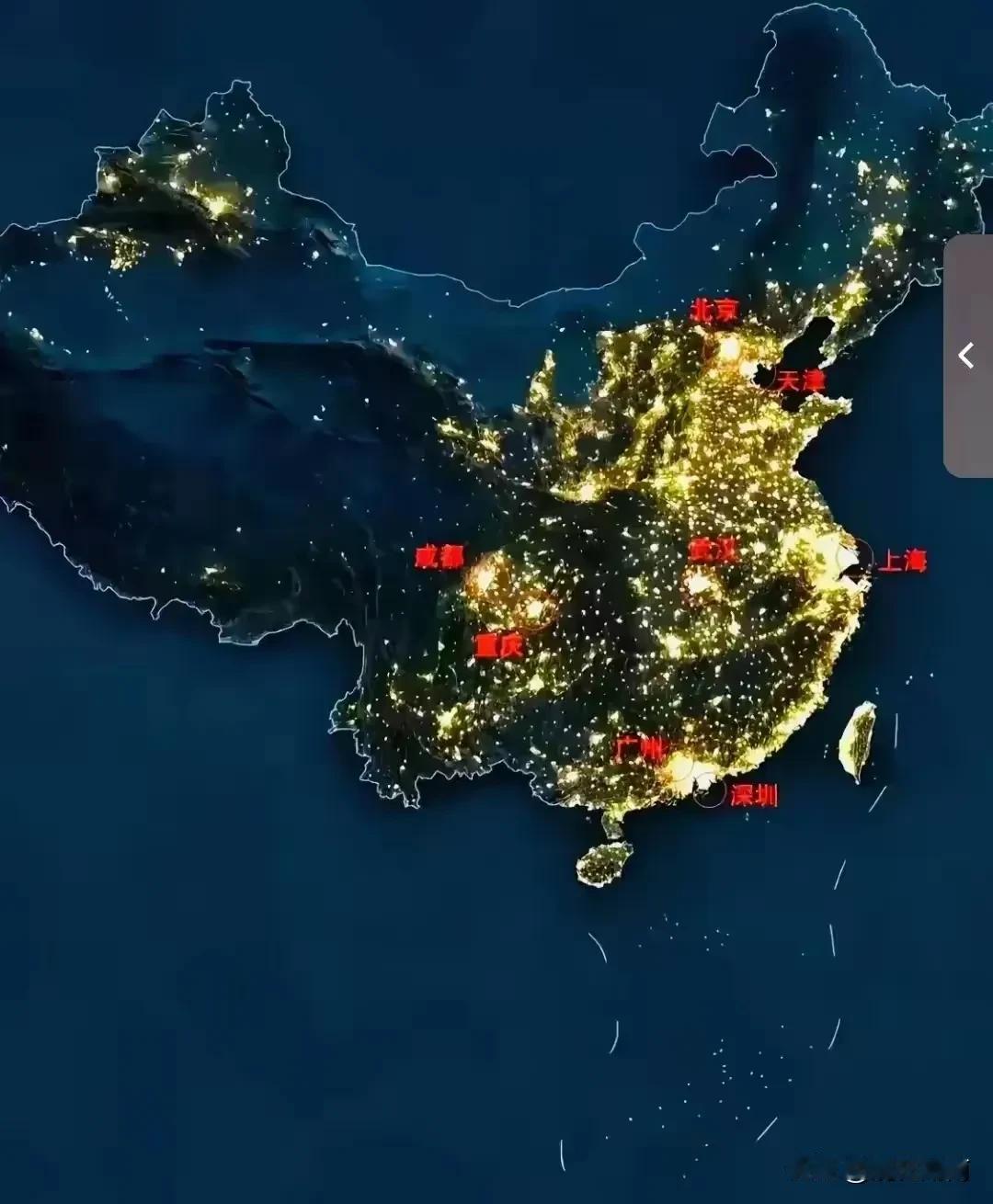 夜幕下的中国，灯火辉煌，尽显繁华。回家最美夜景 让城市的夜晚 点亮城市之光。