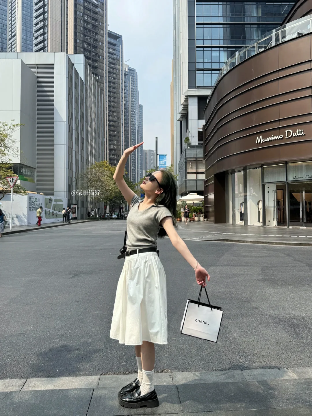 真实身高155。小个子姐妹都去试试这种风格！