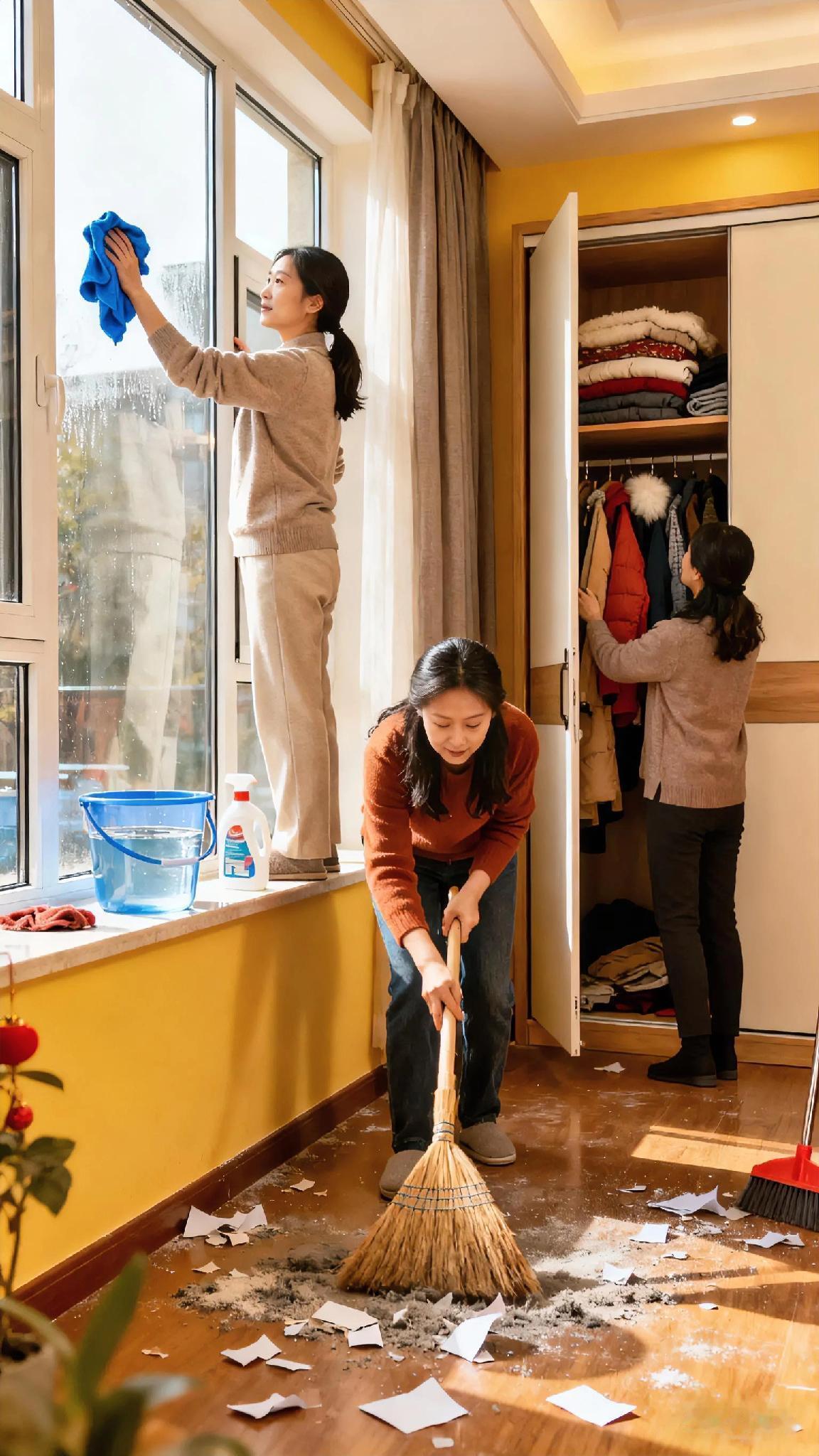 有讲究！ 按民间习俗，腊月24日之前，也就是小年前必须搞完大扫除，扫除尘埃，去除